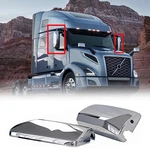 Pair Chrome Door Mirror Covers Driver & Passenger Side For Volvovnl Vnm Truck. Fixed Price $130.39.