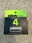 Gillettelabs Stainless Steel Razor Refill Cartridges 5 Blades 4 Pack Men. Fixed Price $17.99.