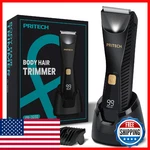 Pritech Manscape Waterproof Body Hair Trimmer W/ Led Display & Charging Base. Fixed Price $22.17.