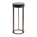 Kate And Laurel Rovin Modern Round Drink Table, 9 X 22, Black Bronze,.... Fixed Price $88.08.