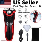 Men's Razor Rotary Waterproof Electric Shaver Pop-up Trimmer Wet Dry Cordless. Fixed Price $15.95.