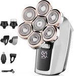 5-IN-1 Cordless Electric Head Shaver With Led Display & Ipx Waterproof Design. Fixed Price $46.30.
