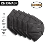 100 Black Color KN95 Protective Layer Face Mask Disposable Respirator Bfe 95%. Fixed Price $87.99.