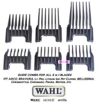 Wahl 5 In 1 Blade Guide Comb SET-CHROMSTYLE,MOTIVA2,BELLISSIMA,ACADEMY Clipper. Fixed Price $39.99.