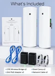 2-PACK Outdoor Wireless Bridge Point To 5G 1000MBPS 5KM Long Range Wifi. Fixed Price $140.35.