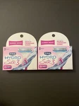 Lot Of 2 Schick Hydro Silk 3 Women Razor Refills-ideal For Bikini-underarm, New. Fixed Price $12.99.