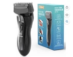 Moosoo Electric Razor For Men Rechargeable Wet Dry Portable Travel Shaver. Fixed Price $24.75.