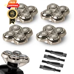 Oxsito 4 Pack Pro Shaver Replacement Heads For Skulls Pitbulls Set, Gold. Fixed Price $71.99.