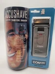Vintage Shaver Conair Accushave Cord/cordless Rechargeable AS300CS. Fixed Price $74.00.