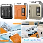Double Ring Pocket Travel Shaver Mini Men Portable Beard Razor USB-C-R18. Fixed Price $14.99.