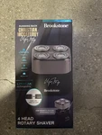 Brookstone Christian Mccaffrey Special Edition 4 Head Rotary Electric Shaver. Fixed Price $24.99.