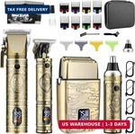 Gsky Hair Clippers For Men Professional, Beard Trimmer Kits & Sets, Cordless. Fixed Price $178.73.