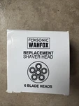 New Sealed Wahfox Foxsonic 6 Blade Replacement Head Shaver Electric Razor. Fixed Price $18.99.