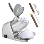 Dual Blade Ice Shaver Machine 186LBS/H - 300W Electric Crusher, Etl Listed. Fixed Price $89.99.