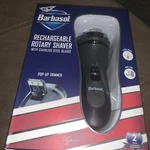 Barbasol Rechargeable Rotary Shaver W/stainless Steel BLADES(CBR1-1002-BLY). Fixed Price $25.00.