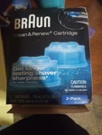 Braun Clean & Renew Refill 1 Cartridge CCR2 New, Sealed. Fixed Price $24.43.
