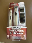 Wahl Mustache & Beard Battery Trimmer ***brand New In Box*** W/bonus. Fixed Price $21.99.