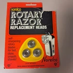 New Vintage Norelco Hp 1912/3 Rotary Replacement Heads. Fixed Price $24.99.