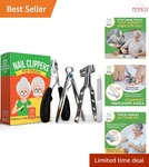 Clippers Thick Toenails Set 4-PIECE Heavy Duty Senior Podiatrist Grade. Fixed Price $40.98.
