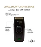Stylecraft Absolute Zero Professional Men's Foil Shaver With Built-in Trimmer. Fixed Price $98.00.