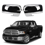 Chrome Side Mirror Covers Caps Compatible With 2009-2018 Dodge Ram 1500 And 2.... Fixed Price $70.70.