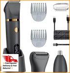 Zivelier Ball Shaver For Men, 3-IN-1 Multifunction Body Hair Trimmer & Pubic. Fixed Price $32.35.