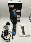 Braun Series Shaver Beard Trimmer 6020S Senso Flex Wet/dry Rechargeable. Fixed Price $33.95.