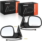 A-premium Pair (2) Driver And Passenger Side Power Mirror Compatible Black. Fixed Price $115.39.