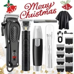6PC Men'scordless Hair Clipper Set Professional Grooming Kit Best Christmas Gift. Fixed Price $39.99.