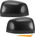 Autohaux 1 Set Rear View Driver Passenger Side Black Carbon Fiber. Fixed Price $61.99.