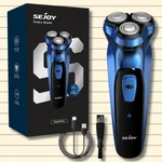 Sejoy 3D Men's Rotary Electric Shaver Blue (TXD-BLASTO1). Fixed Price $32.49.