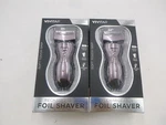 2 Pack Vivitar Rechargeable Foil Shaver PGV003-NOC Soft Touch Grip. Fixed Price $38.99.