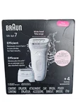 Braun Epilator Silk- Hair Removal Device, Wet & Dry, SE7-041, Silver. Fixed Price $51.99.