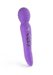 Maia Zoe Twistty Rechargable Dual Vibrating Wand, Purple. Fixed Price $38.84.