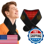 Cordless Neck Heating Pad For Pain, Massager With 660NM 850NM Red Light,. Fixed Price $62.04.