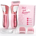 Nipoo Bikini Trimmer For Women, 2 1 Electric Razors Shaver, IPX7 Pink. Fixed Price $40.99.