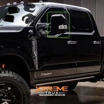 Painted Tow Mirror Cap Covers Trim 17-26 Ford F250 F350 Black Gloss Finish. Fixed Price $169.99.