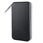 Siveit Case, 80 Capacity Hard Plastic Dvd 11.4 X 6.3 2.4 Inches, Black. Fixed Price $23.99.
