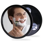 Yohumk Fogless Shower Mirror For Shaving And Makeup With 6.6"L X 6.6"W, Black. Fixed Price $18.99.