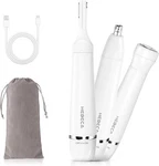 Nose Hair Trimmer For Women And Men, 3-IN-1 Electric Facial White. Fixed Price $37.08.