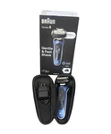 Braun Series 6 Sensoflex Electric Shaver Kit Blue Wet&dry Rechargeable Open Box. Fixed Price $65.99.