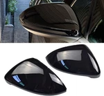 1 Pair Black Rearview Mirror Left Right Side Covers Caps. Fixed Price $79.22.