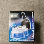 Braun Clean & Charge Refill Cartridges Pack CCR-2 New/sealed. Fixed Price $19.87.