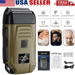 New Men's Electric Shaver Trimmer Razor Usb Recharge Hair Beard Shaving Machine. Fixed Price $18.99.