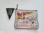 Catstudio Collegiate Zipper Pouch Bag Indiana University Hoosiers Nwt 5"X7". Fixed Price $17.99.