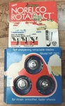 Vtg Norelco Rotatract Razor Repl. Heads With Retractable Blades Hp 1318 & 1601. Fixed Price $19.99.