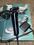 Philips Norelco Aquatouch Wet And Dry Electric Shaver - Black/blue (S5767/87). Fixed Price $29.99.
