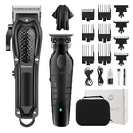Kemei Professional Hair Clippers Set For Men, Cordless Rechargeable Barber Cl.... Fixed Price $52.03.