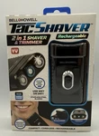 Bell Howell Tacshaver 2-IN-1 & Trimmer Rechargeable Compact Cordless. Fixed Price $25.08.