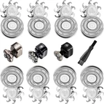 Solasky Double-ring 8PCS Replacement Razor Blades For Skull Shaver Pitbull. Fixed Price $31.99.